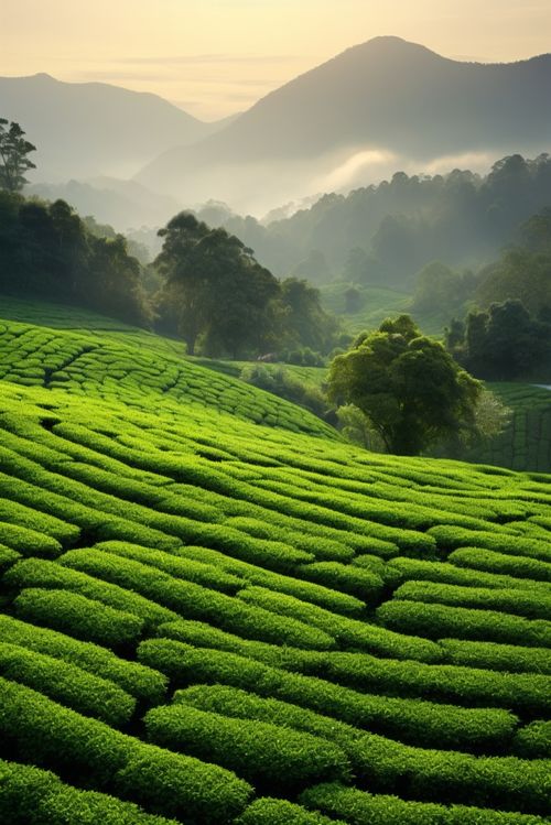 风光春季春茶植物茶叶茶园图片摄影图 摄影图 下载至来源处